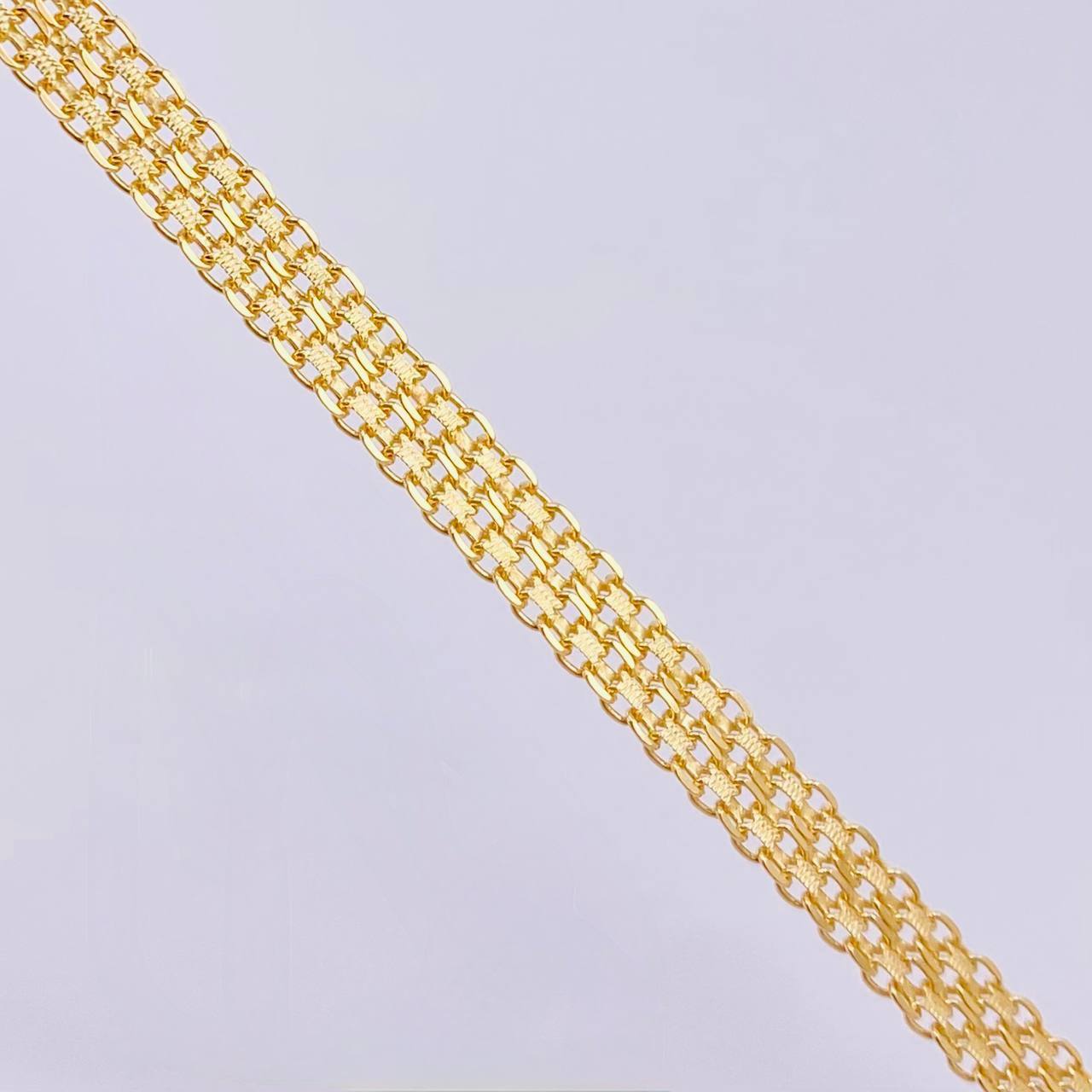 Pulso Chino 5.45gr / 19cm / 4.8mm Oro Amarillo +1 18K *
