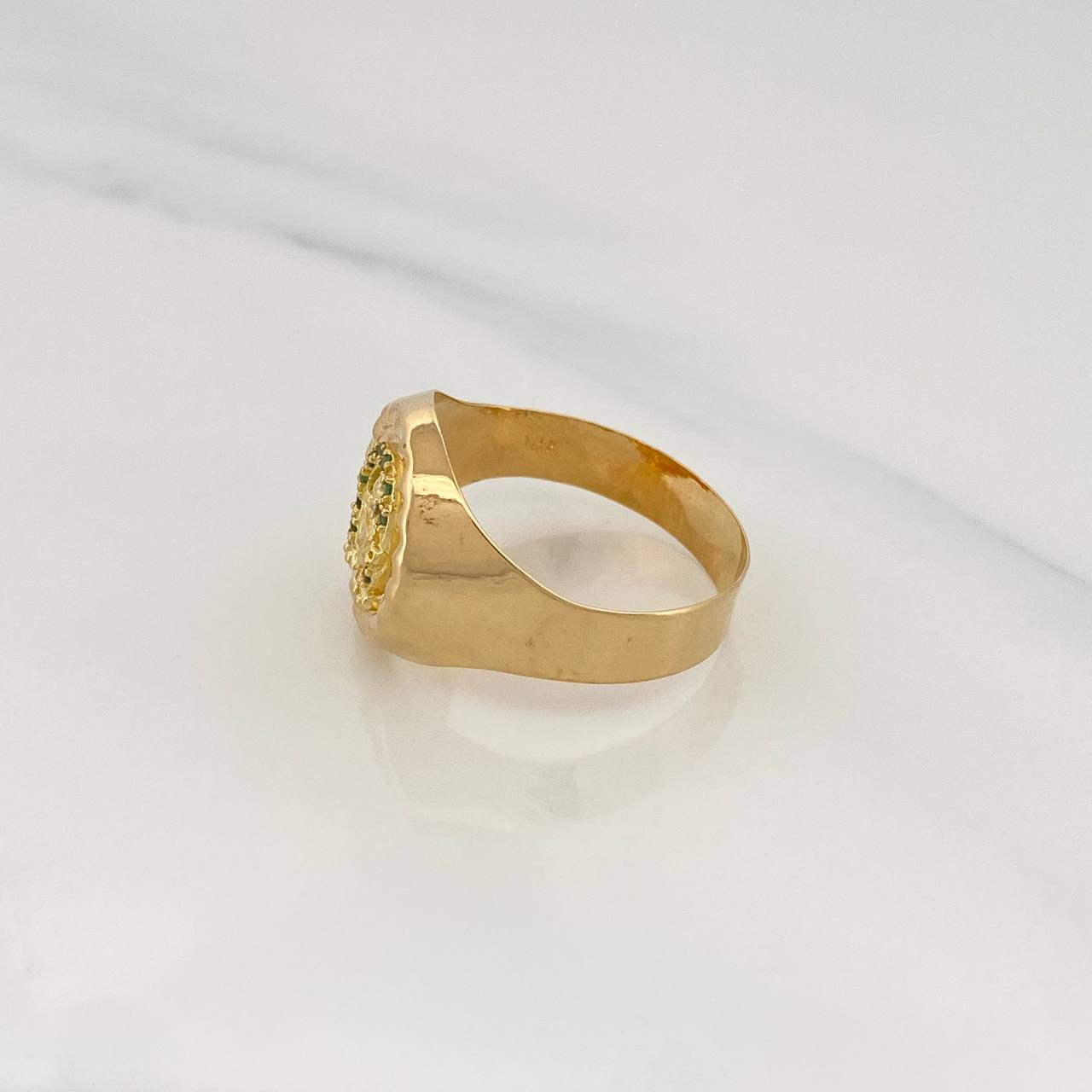 Anillo Herradura Caballo 3.95gr / T11 3/4 / Oro Amarillo 18K