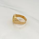 Anillo Herradura Caballo 3.95gr / T11 3/4 / Oro Amarillo 18K