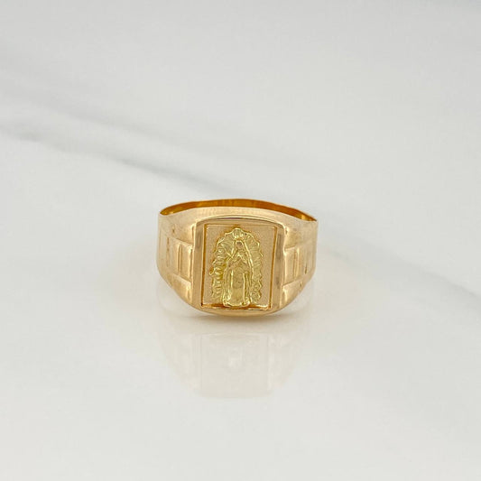 Anillo Virgen de Guadalupe 3.45gr / T9 / Oro Amarillo 18K &