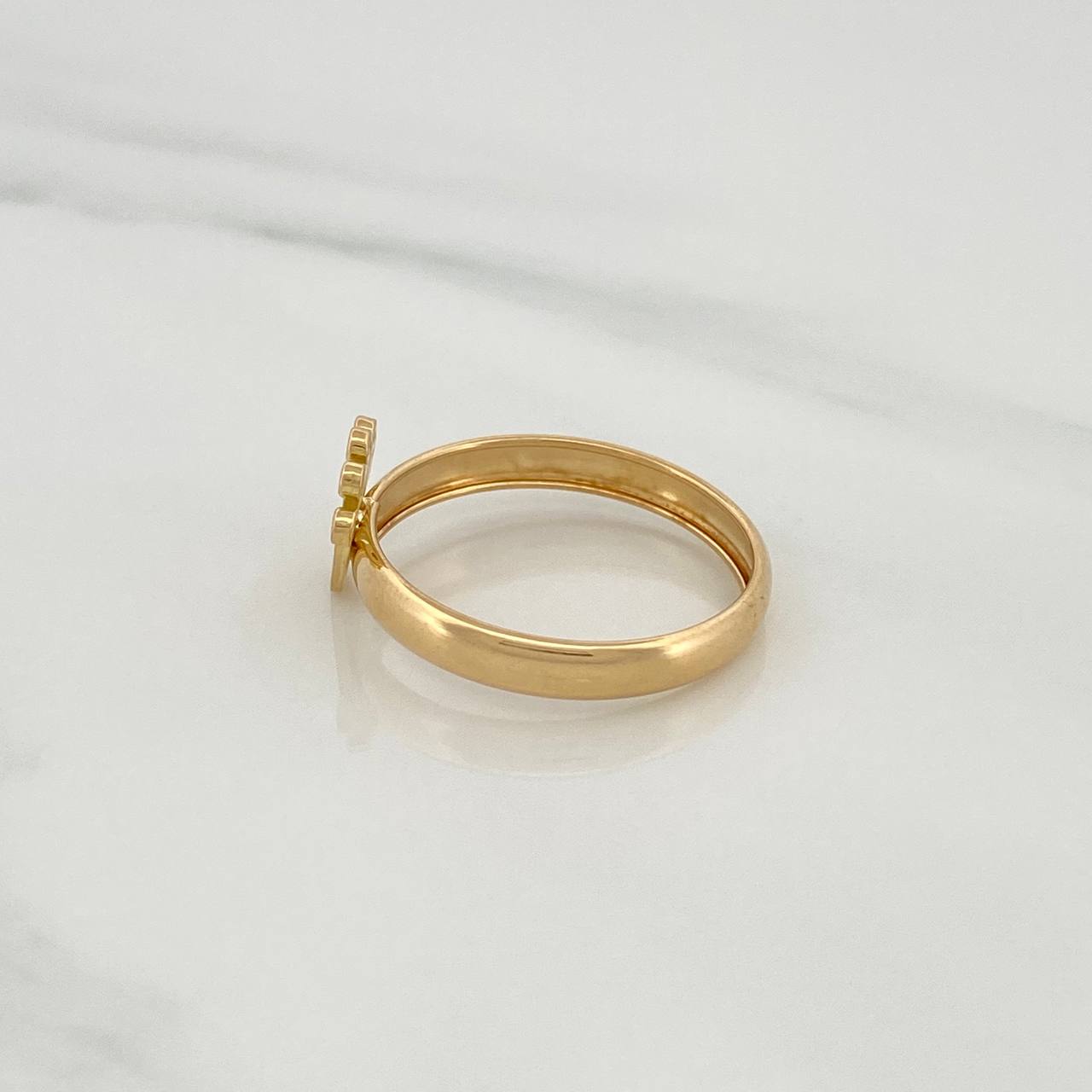 Anillo Corona 1.1gr / T7 1/4 / Oro Amarillo 18K %
