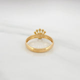 Anillo Corona 1.15gr / T7 3/4 / Oro Amarillo 18K &