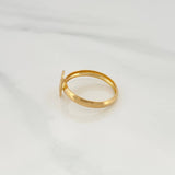 Anillo Virgen de Guadalupe 0.9gr / T6 / Oro Amarillo 18K &