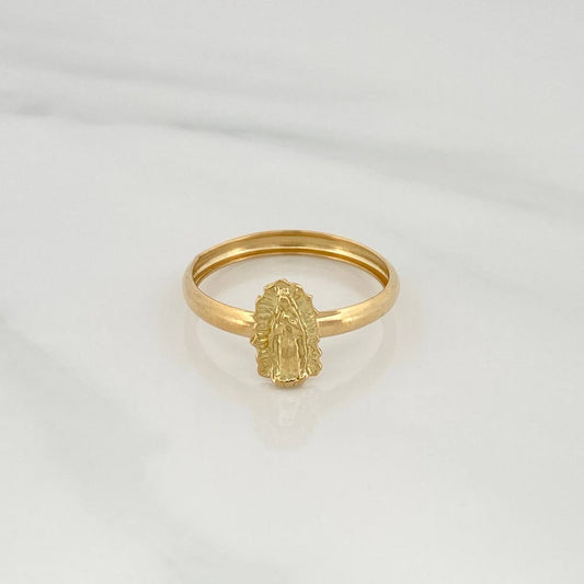 Anillo Virgen de Guadalupe 1.2gr / T5 3/4 / Oro Amarillo 18K %