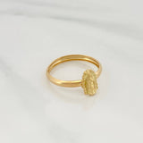 Anillo Virgen de Guadalupe 1.2gr / T7 1/2 / Oro Amarillo 18K &