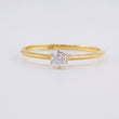 Anillo Solitario Seis Garras Diamante 7pts 1.25g / T6 1/2 Oro Amarillo 18K