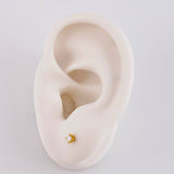 Topos Cuatro Garras Diamantes 12pts 0.7g / 2.7mm Oro Amarillo 18K