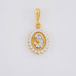 Dije Virgen Maria Diamantes 19pts 1.25g / 2cm Oro Amarillo 18K