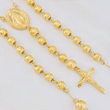 Rosario Virgen Milagrosa 17.5g / 60cm / 6mm Oro Amarillo 18K