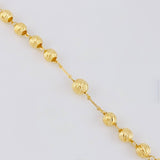 Rosario Virgen Milagrosa 17.5g / 60cm / 6mm Oro Amarillo 18K