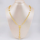 Rosario Virgen Milagrosa 17.5g / 60cm / 6mm Oro Amarillo 18K