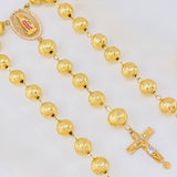 Rosario Virgen de Guadalupe 44.65g / 10mm Oro Amarillo 18K