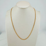 Cadena Panzer 10gr / 62.5cm / 1.05mm Oro Amarillo +1 18K $