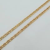 Cadena Cubana 5.15gr / 72cm / 2.77mm Oro Amarillo +1 18K $