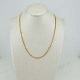 Cadena Cubana 3.5gr / 72.5cm / 2.3mm Oro Amarillo +1 18K $