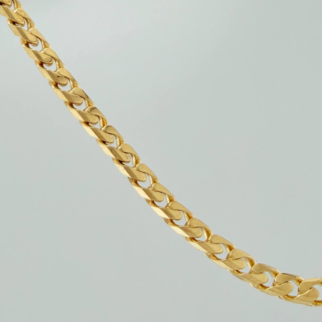 Cadena Panzer 10gr / 62.5cm / 1.05mm Oro Amarillo +1 18K $