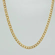 Cadena Cubana 7.75gr / 61.7cm / 4mm Oro Amarillo +1 18K $