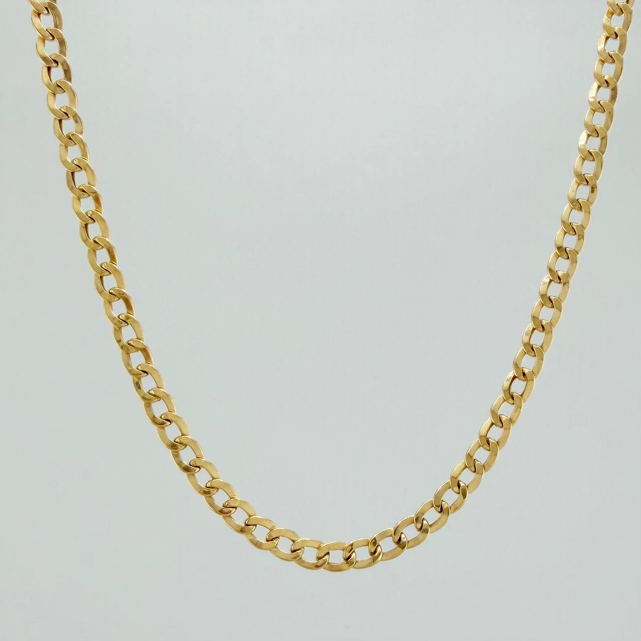 Cadena Cubana 3.5gr / 72.5cm / 2.3mm Oro Amarillo +1 18K $