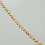 Cadena Cubana 3.5gr / 72.5cm / 2.3mm Oro Amarillo +1 18K $