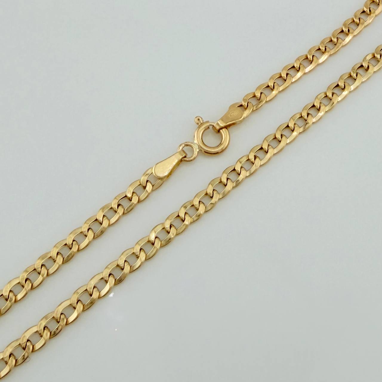 Cadena Cubana 5.15gr / 72cm / 2.77mm Oro Amarillo +1 18K $