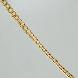 Cadena Cubana 4.45gr / 61cm / 3.1mm Oro Amarillo +1 18K $
