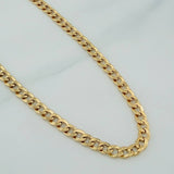 Cadena Cubana 12.05gr / 62cm / 3.7mm Oro Amarillo +1 18K $