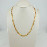 Cadena Cubana 12.05gr / 62cm / 3.7mm Oro Amarillo +1 18K $