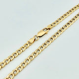 Cadena Cubana 12.05gr / 62cm / 3.7mm Oro Amarillo +1 18K $