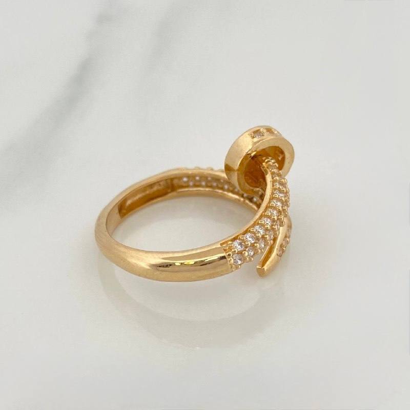 Anillo Clavo 5.35gr / T7 3/4  / Oro Amarillo 18K &