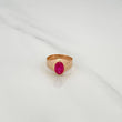 Anillo Halo 1.8gr / T2 1/4 / Oro Amarillo 18K $