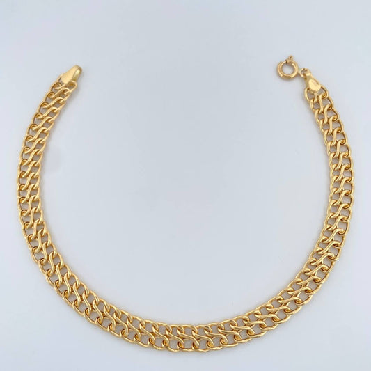 Pulso Sedusa 3.35gr / 18.6cm / 5.6mm Oro Amarillo +3 18K &