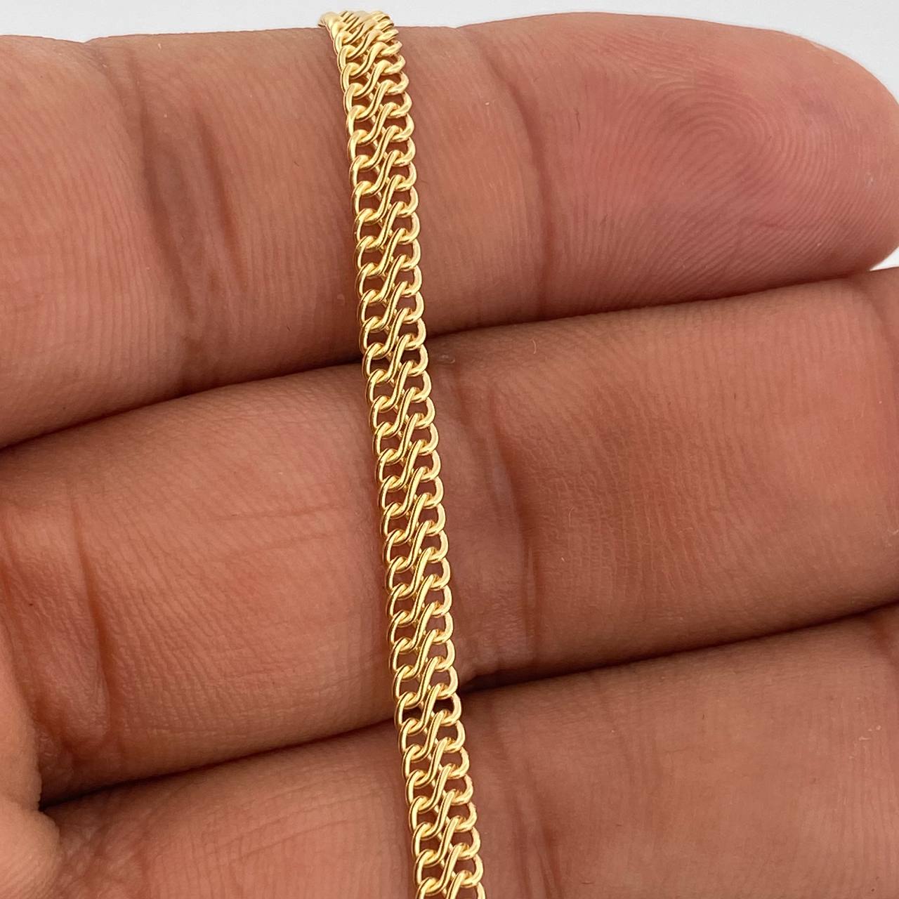 Pulso Sedusa 1.85gr / 17cm / 3.7mm Oro Amarillo +3 18K &