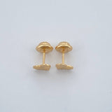 Topos Corazón 0.65gr / 6.45mm Oro Amarillo 18K %