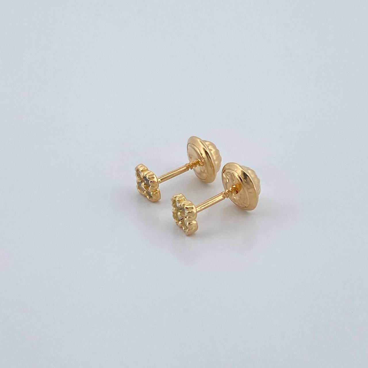 Topos Trebol 0.65gr / 3.74mm Oro Amarillo 18K %