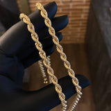 Cadena Lazo 17.35gr / 60cm / 5.3mm Oro Amarillo +3