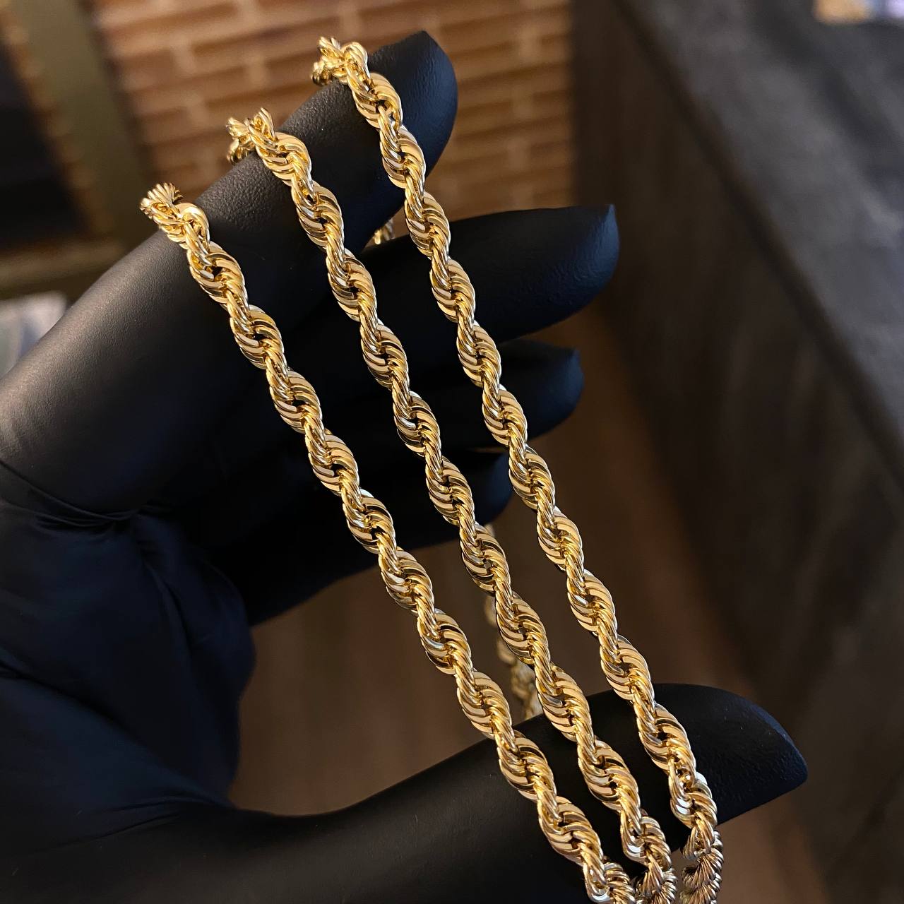 Cadena Lazo 9.05gr / 50cm / 5mm Oro Amarillo +3