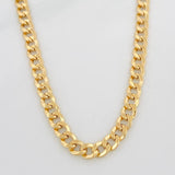 Cadena Cubana 10.2g / 60cm / 5.1mm Oro Amarillo 18K