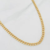 Cadena Cubana 4.5g / 60cm / 3.15mm Oro Amarillo 18K