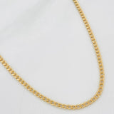 Cadena Cubana 1.5g / 40cm / 1.95mm Oro Amarillo 18K