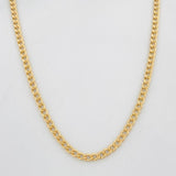 Cadena Cubana 1.5g / 40cm / 1.95mm Oro Amarillo 18K
