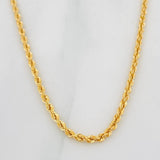Cadena Lazo 3.25g / 60cm / 2.1mm Oro Amarillo 18K