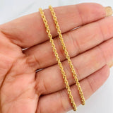 Cadena Lazo 3g / 50cm / 2.1mm Oro Amarillo 18K