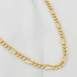 Cadena Figaro 4.2g / 60cm / 3.3mm Oro Amarillo 18K