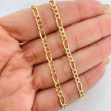 Cadena Figaro 3.65g / 60cm / 3.15mm Oro Amarillo 18K