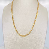 Cadena Figaro 3.65g / 60cm / 3.15mm Oro Amarillo 18K