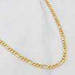 Cadena Figaro 2.7g / 60cm / 2.6mm Oro Amarillo 18K