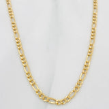Cadena Figaro 2.7g / 60cm / 2.6mm Oro Amarillo 18K