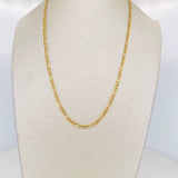 Cadena Figaro 2.6g / 60cm / 2.6mm Oro Amarillo 18K