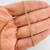 Pulso Cubano 1g / 20cm / 2.3mm Oro Amarillo 18K