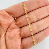 Pulso Figaro 0.65g / 19cm / 1.8mm Oro Amarillo 18K